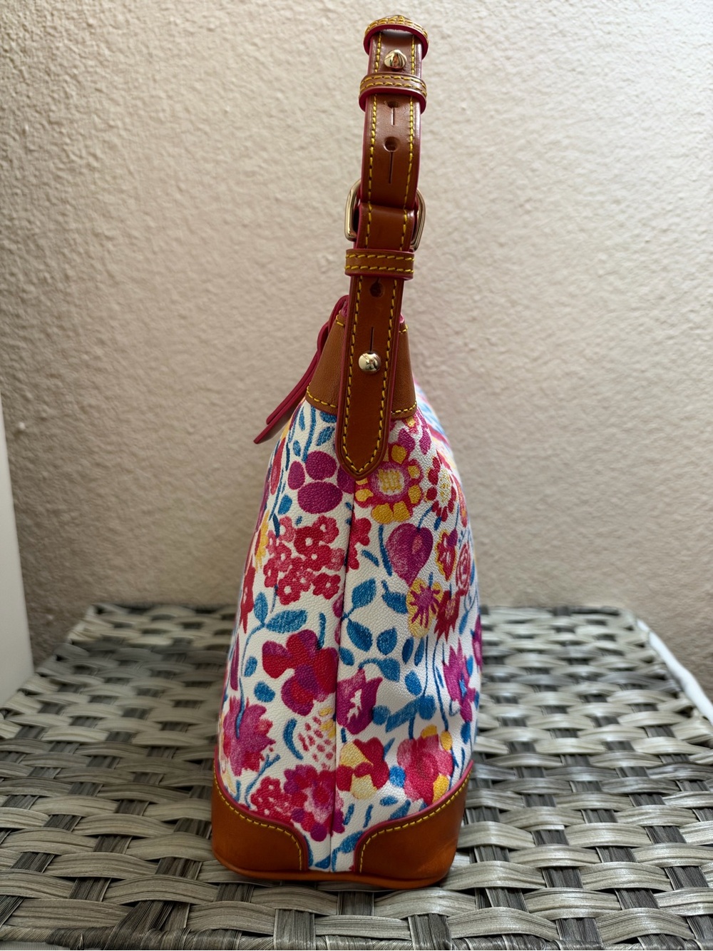 Dooney & Bourke Marabelle Floral Hobo Shoulder Bag - Picture 6 of 15